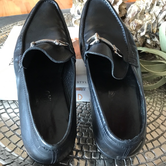 SALVATORE FERRAGAMO BLACK LOAFER VIBRAM SOLE - Picture 12 of 12